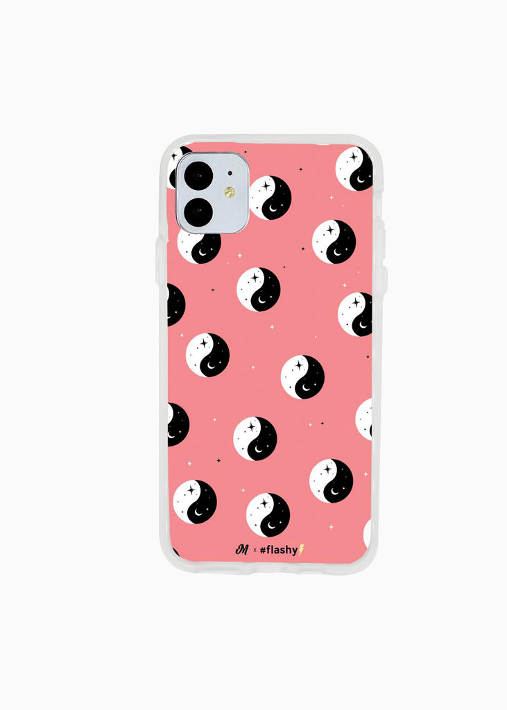 Funda pink ying yang iphone