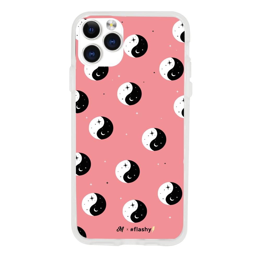 Funda pink ying yang iphone