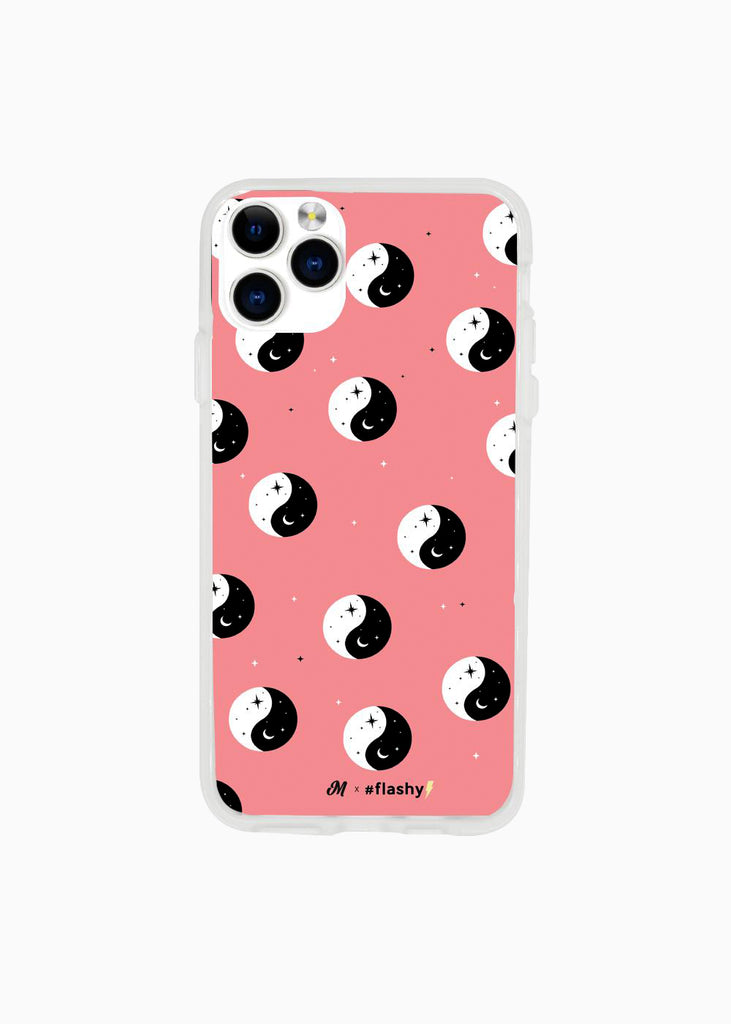 Funda pink ying yang iphone