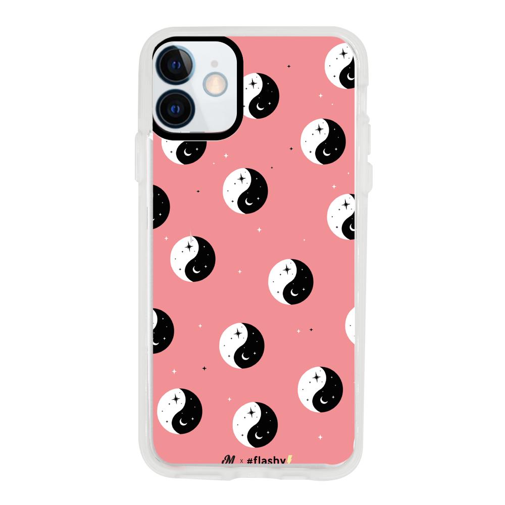 Funda pink ying yang iphone