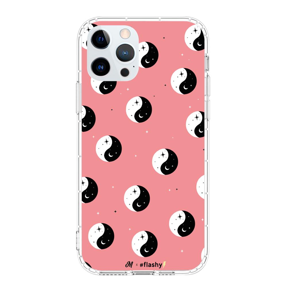 Funda pink ying yang iphone