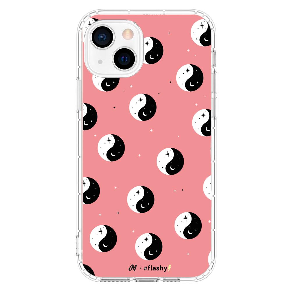 Funda pink ying yang iphone
