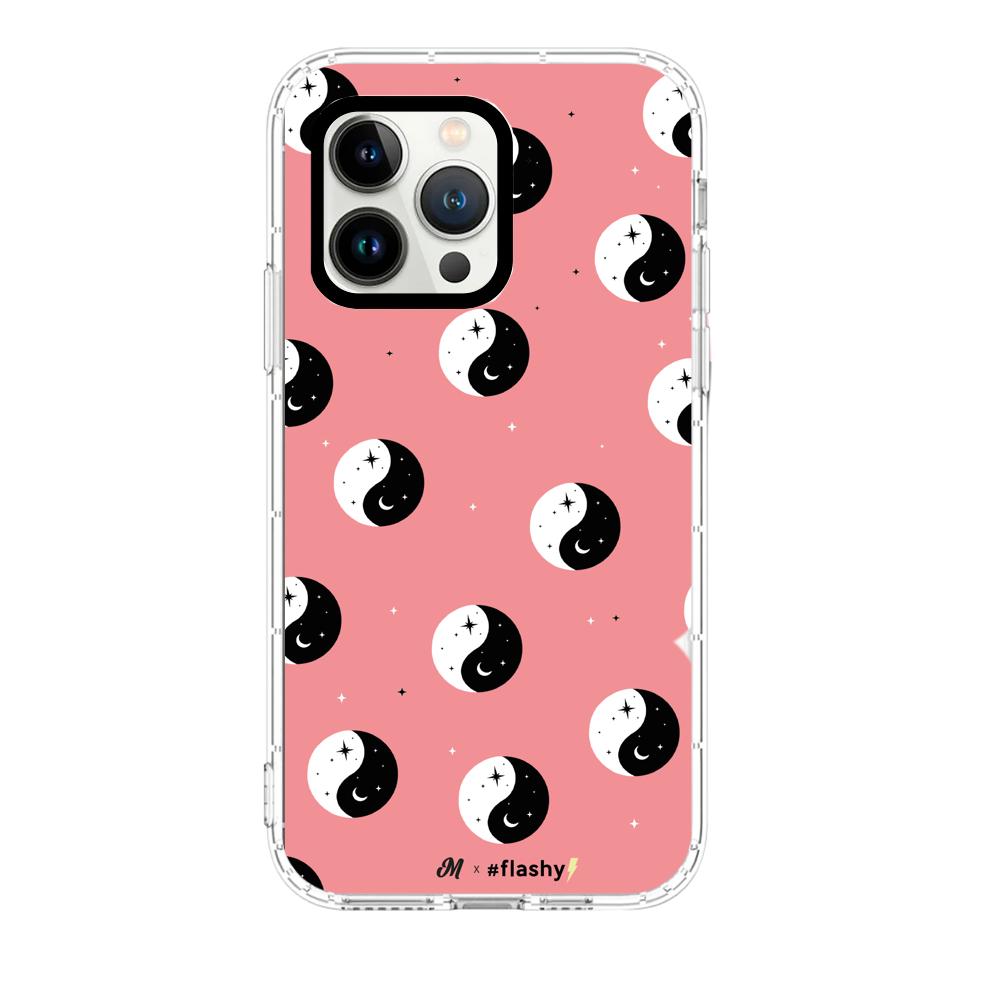 Funda pink ying yang iphone