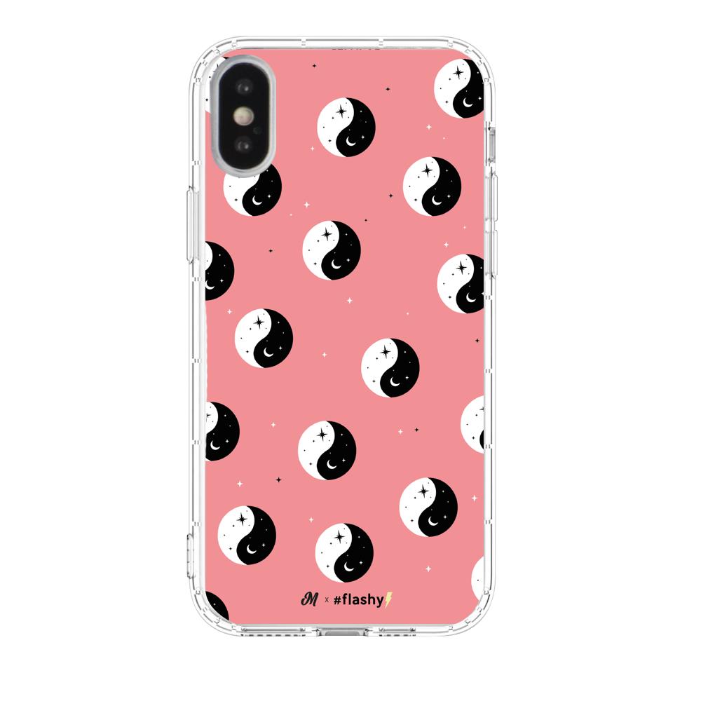 Funda pink ying yang iphone