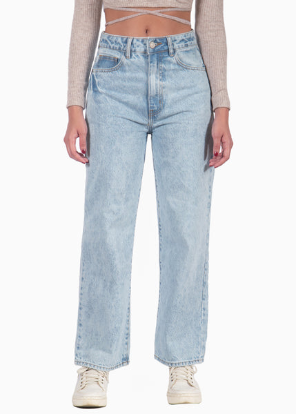 Jean tiro alto culotte para mujer Flashy